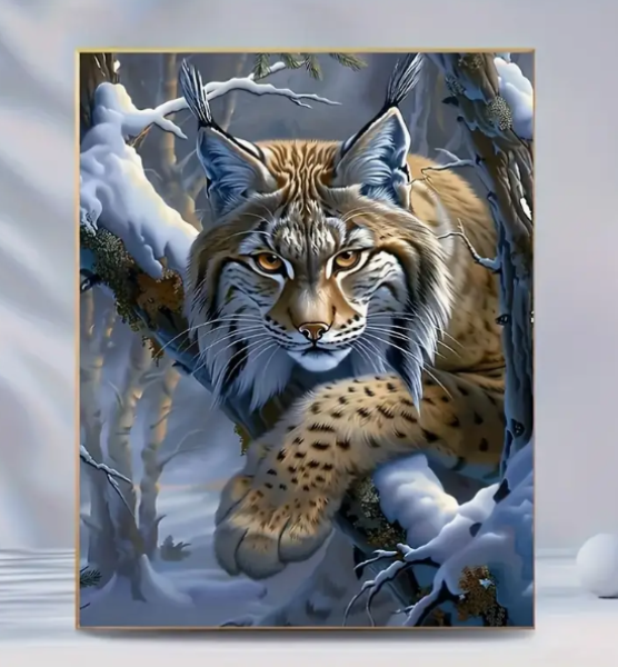 Diamond Painting Luchs